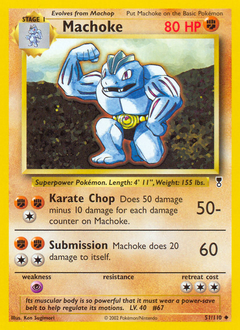 Machoke - Legendary Collection - #51 - Pokemon TCG card
