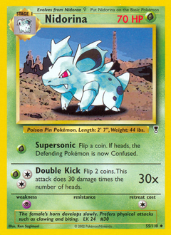 Nidorina - Legendary Collection - #55 - Pokemon TCG card