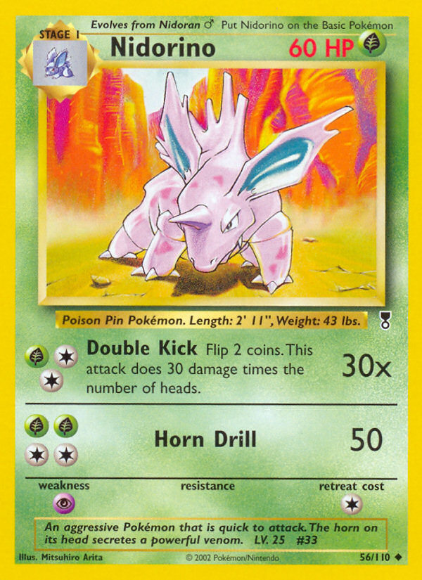 Nidorino - Legendary Collection - #56 - Pokemon TCG card