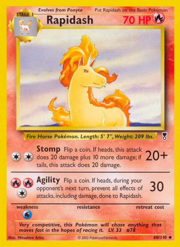 Rapidash - Legendary Collection - #60 - Pokemon TCG card