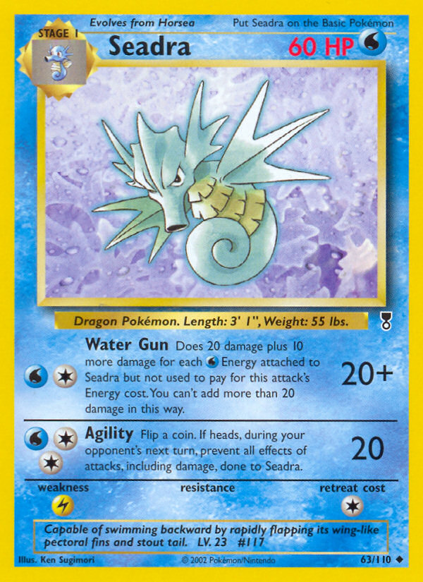 Seadra - Legendary Collection - #63 - Pokemon TCG card
