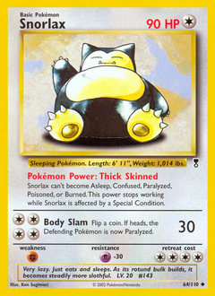Snorlax - Legendary Collection - #64 - Pokemon TCG card