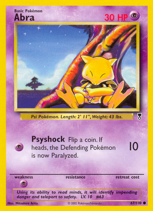 Abra - Legendary Collection - #67 - Pokemon TCG card