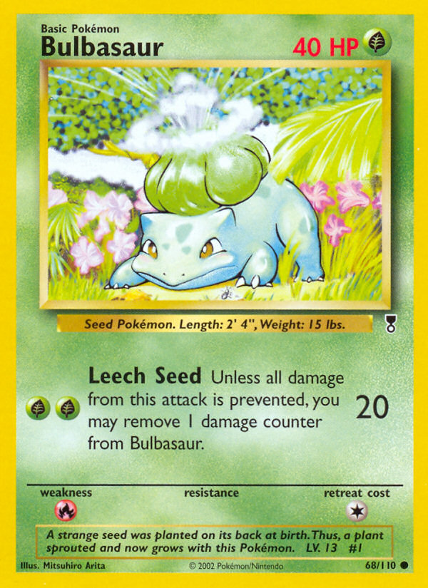 Bulbasaur - Legendary Collection - #68 - Pokemon TCG card