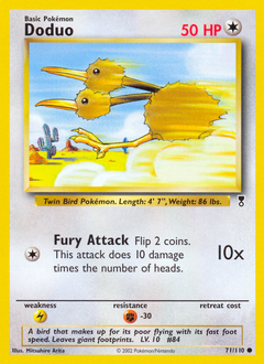 Doduo #71 Doduo - Legendary Collection - #71 - Pokemon TCG card