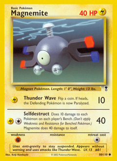 Magnemite #80 Magnemite - Legendary Collection - #80 - Pokemon TCG card