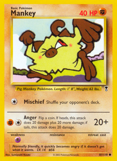 Mankey - Legendary Collection - #81 - Pokemon TCG card