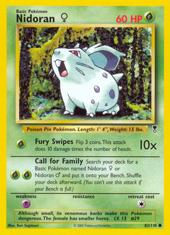 Nidoran ♀ - Legendary Collection - #82 - Pokemon TCG card