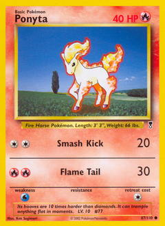 Ponyta #87 Ponyta - Legendary Collection - #87 - Pokemon TCG card