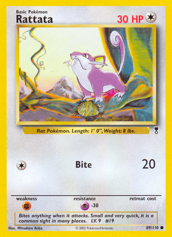 Rattata - Legendary Collection - #89 - Pokemon TCG card