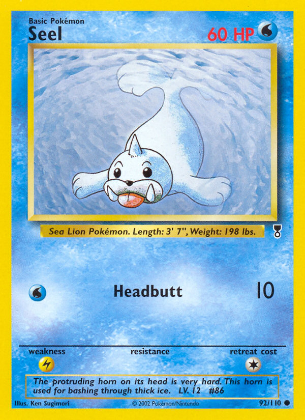 Seel - Legendary Collection - #92 - Pokemon TCG card
