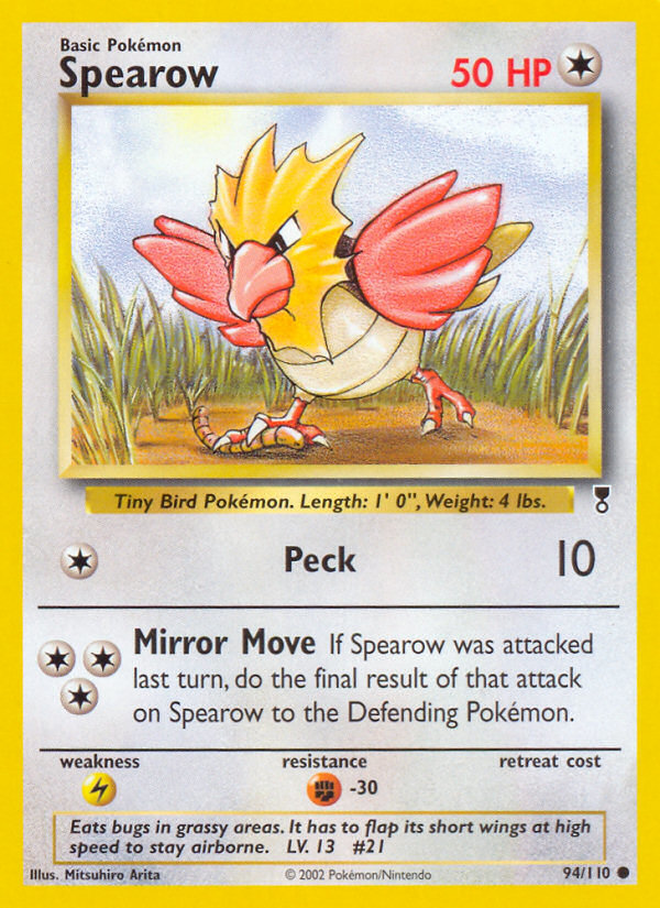 Spearow - Legendary Collection - #94 - Pokemon TCG card
