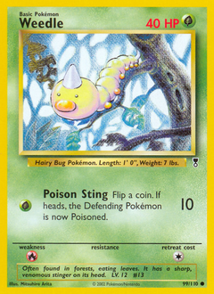 Weedle - Legendary Collection - #99 - Pokemon TCG card
