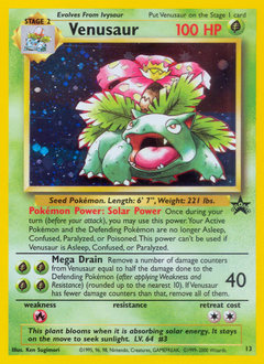Venusaur #13 Venusaur - Wizards Black Star Promos - #13 - Pokemon TCG card