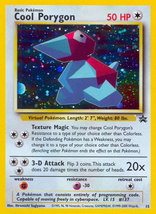 Cool Porygon - Wizards Black Star Promos - #15 - Pokemon TCG card
