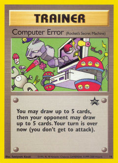 Computer Error - Wizards Black Star Promos - #16 - Pokemon TCG card