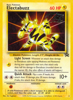 Electabuzz #2 Electabuzz - Wizards Black Star Promos - #2 - Pokemon TCG card