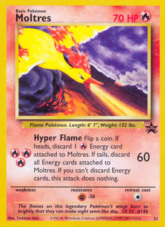 Moltres - Wizards Black Star Promos - #21 - Pokemon TCG card