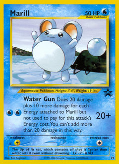 Marill #29 Marill - Wizards Black Star Promos - #29 - Pokemon TCG card