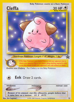 Cleffa - Wizards Black Star Promos - #31 - Pokemon TCG card