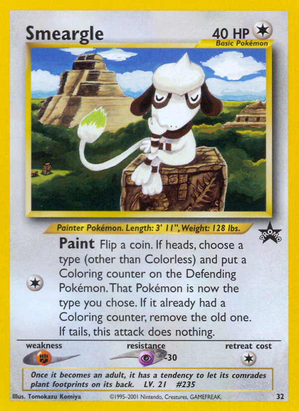 Smeargle - Wizards Black Star Promos - #32 - Pokemon TCG card