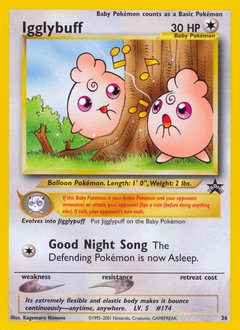 Igglybuff #36 Igglybuff - Wizards Black Star Promos - #36 - Pokemon TCG card