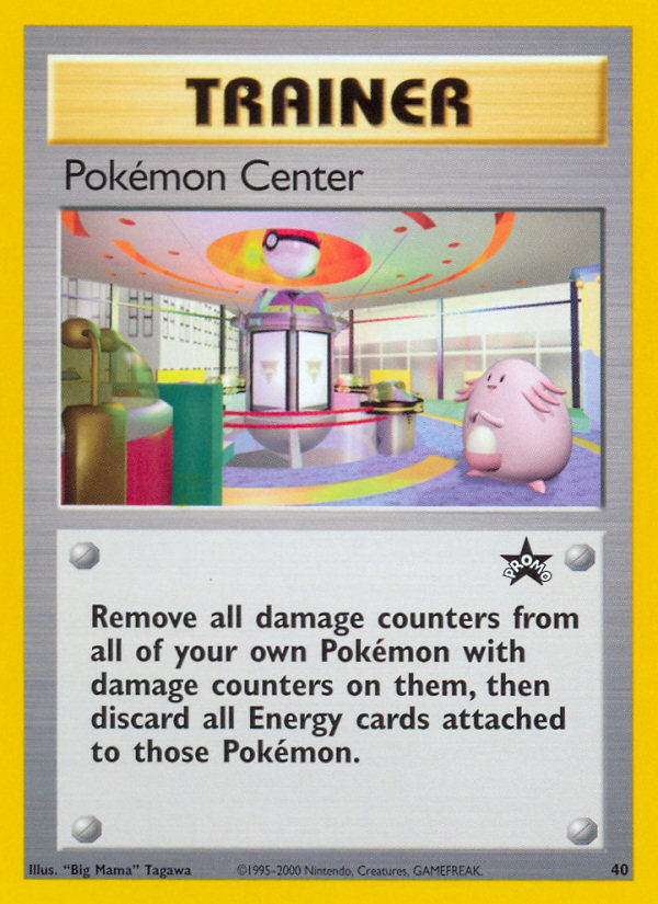 Pokémon Center - Wizards Black Star Promos - #40 - Pokemon TCG card
