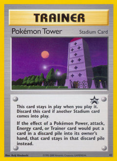 Pokémon Tower - Wizards Black Star Promos - #42 - Pokemon TCG card