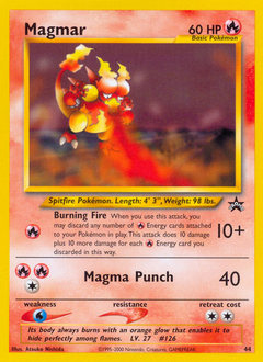 Magmar #44 Magmar - Wizards Black Star Promos - #44 - Pokemon TCG card