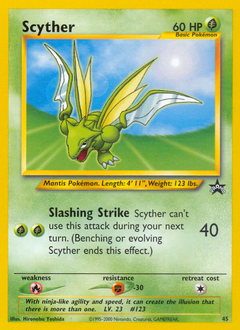 Scyther #45 Scyther - Wizards Black Star Promos - #45 - Pokemon TCG card