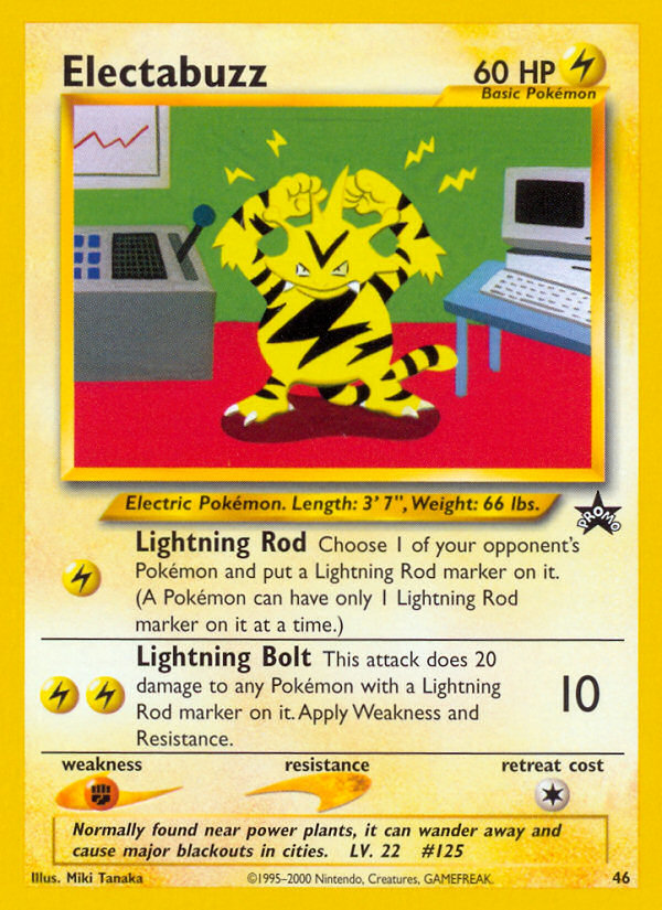 Electabuzz - Wizards Black Star Promos - #46 - Pokemon TCG card