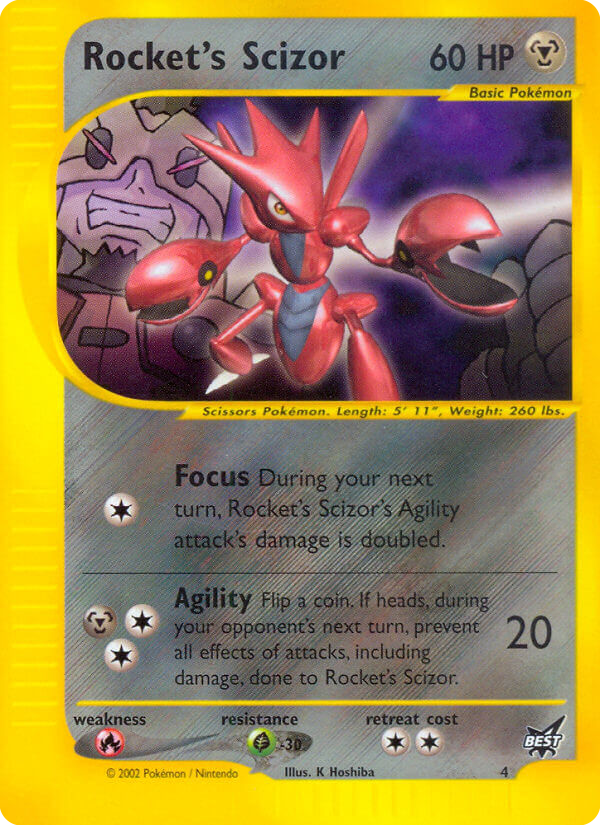 Rocket's Scizor - Best of Game - #4 - Pokemon TCG card