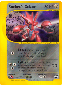 Rocket's Scizor - Best of Game - #4 - Pokemon TCG card