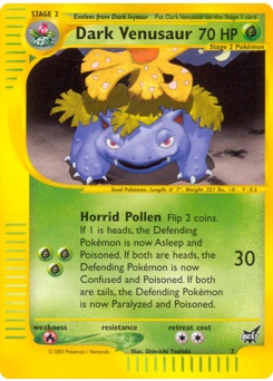 Dark Venusaur #7 Dark Venusaur - Best of Game - #7 - Pokemon TCG card