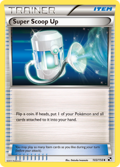 Super Scoop Up - Black & White - #103 - Pokemon TCG card