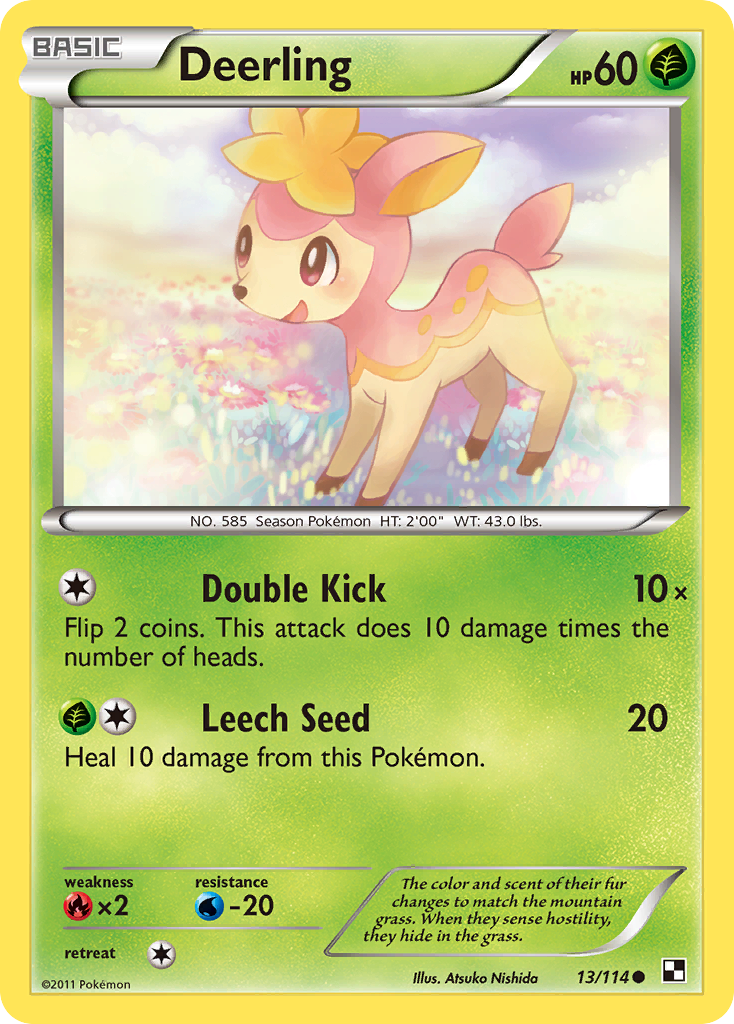 Deerling - Black & White - #13 - Pokemon TCG card