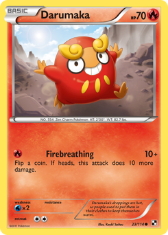 Darumaka #23 Darumaka - Black & White - #23 - Pokemon TCG card