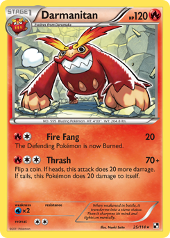 Darmanitan - Black & White - #25 - Pokemon TCG card