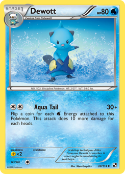 Dewott - Black & White - #30 - Pokemon TCG card
