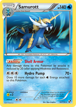 Samurott #32 Samurott - Black & White - #32 - Pokemon TCG card