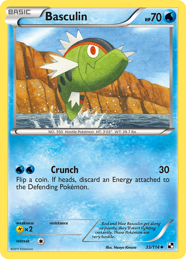 Basculin - Black & White - #35 - Pokemon TCG card