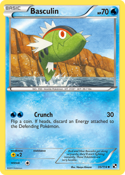 Basculin #35 Basculin - Black & White - #35 - Pokemon TCG card