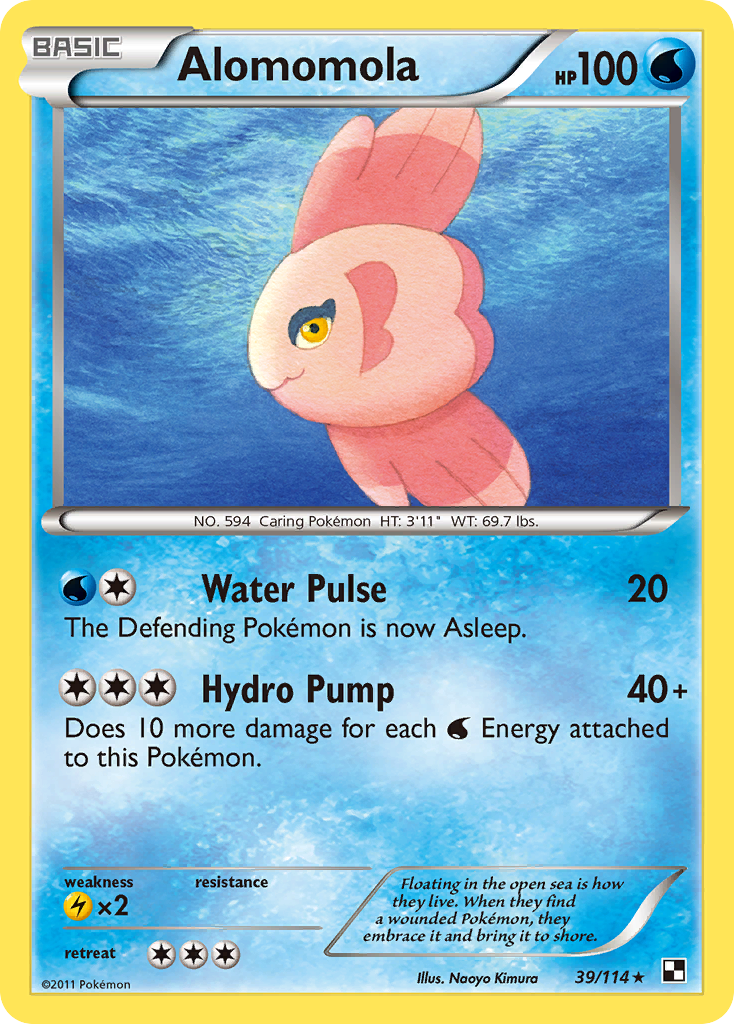 Alomomola - Black & White - #39 - Pokemon TCG card