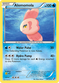 Alomomola - Black & White - #39 - Pokemon TCG card