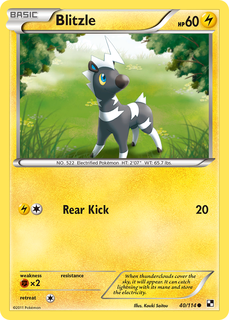 Blitzle - Black & White - #40 - Pokemon TCG card