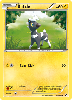 Blitzle #40 Blitzle - Black & White - #40 - Pokemon TCG card