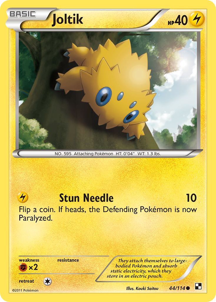 Joltik - Black & White - #44 - Pokemon TCG card