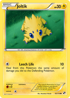 Joltik - Black & White - #45 - Pokemon TCG card