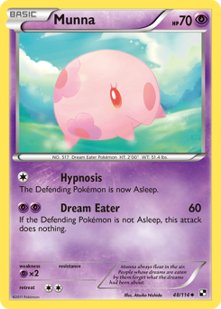 Munna - Black & White - #48 - Pokemon TCG card