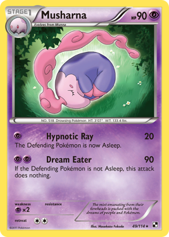 Musharna #49 Musharna - Black & White - #49 - Pokemon TCG card